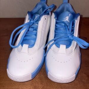 Nike Kids White and Blue Sneakers